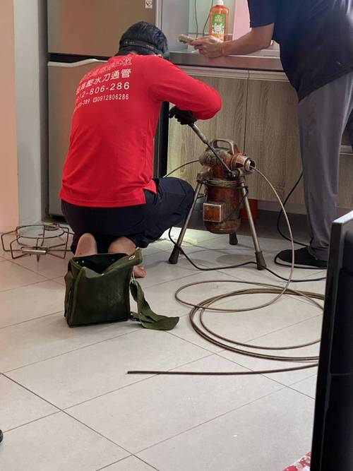 南投市通水管-住家廚房排水管堵塞疏通